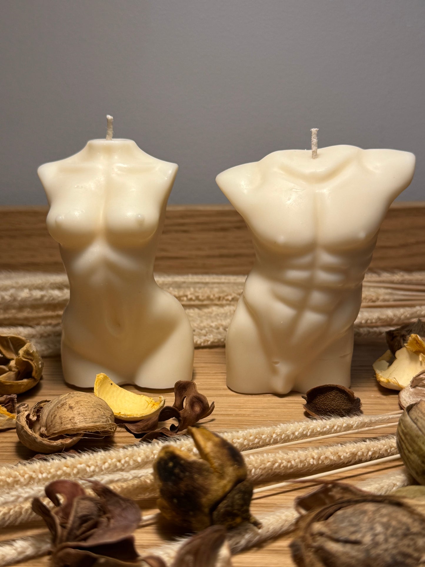 Her & Him candle