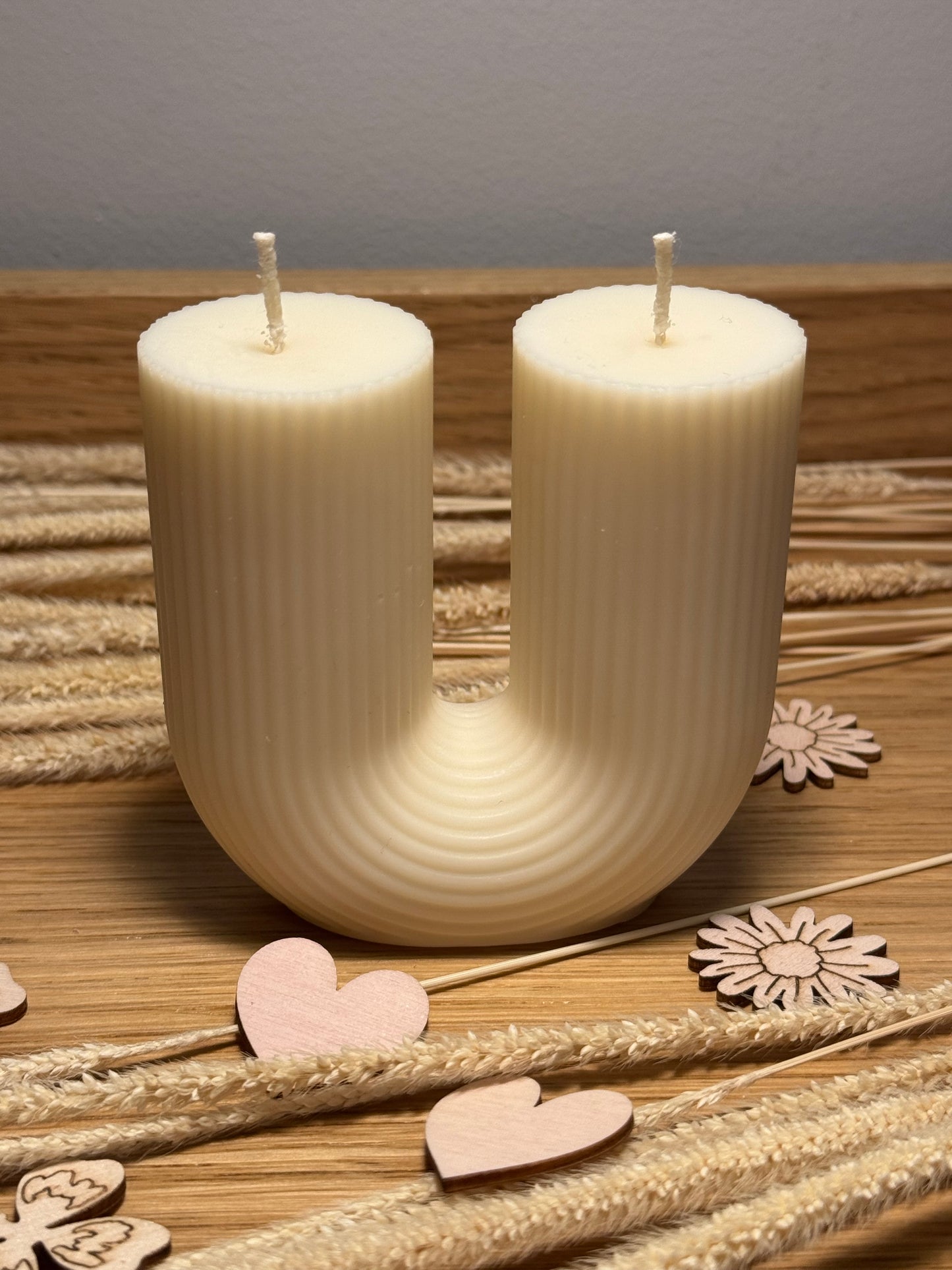 I love U - candle set